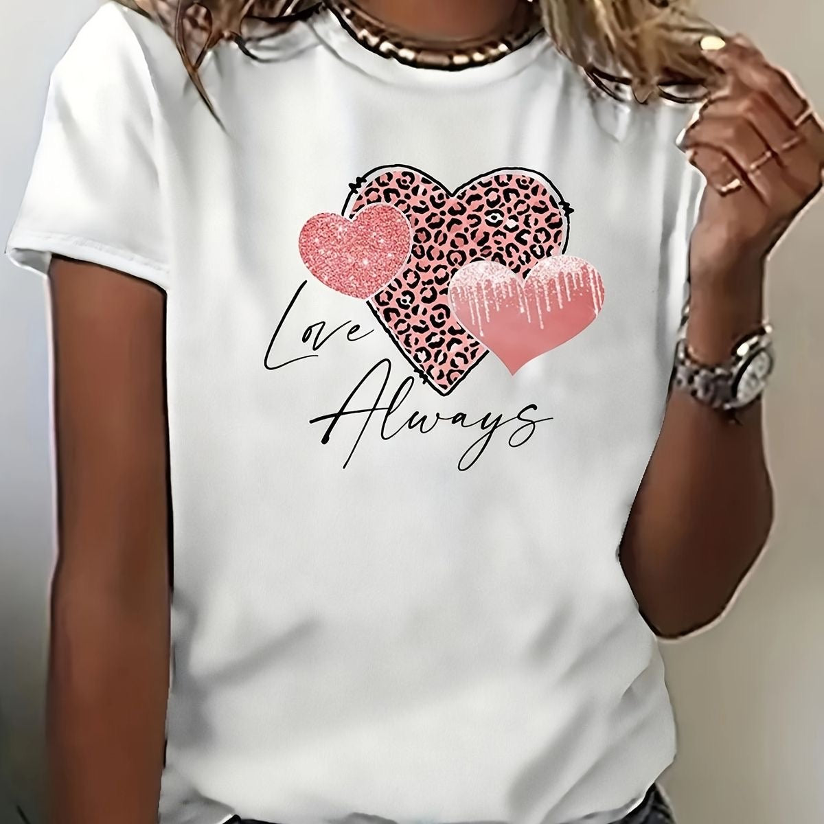 CAMISETA BLANCA LOVE ALWAYS