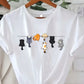 CAMISETA DAMA BLANCA 7 GATOS