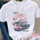 CAMISETA DAMA BLANCA MOUNTAIN