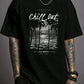CAMISETA HOMBRE NEGRA CHILL OUT