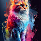 CAMISETA DAMA GATO NOCTURNO