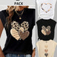 CAMISETA DAMA PACK DE 3 CAMISETAS