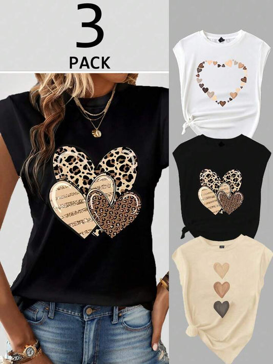 CAMISETA DAMA PACK DE 3 CAMISETAS