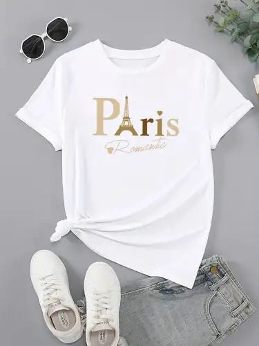 CAMISETA DAMA PARIS ROMANTIC