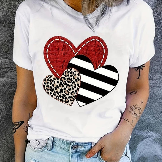 CAMISETA DAMA CORAZONES