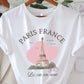 CAMISETA DAMA PARIS FRANCE LA VIE EN ROSE