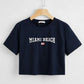 CAMISETA CROP MIAMI BEACH