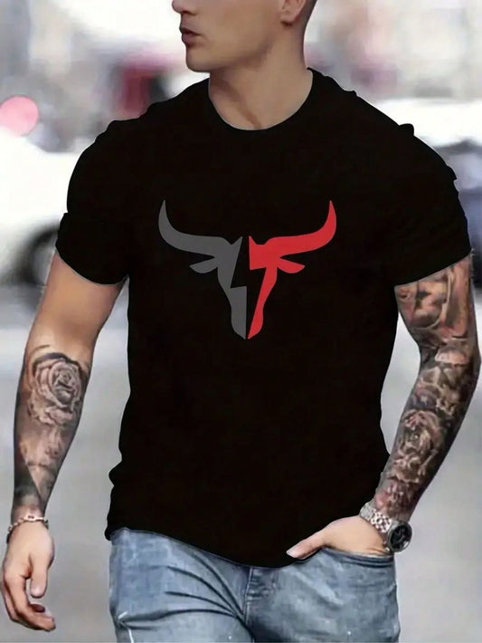 CAMISETA NEGRA LOGO GRANDE TORO
