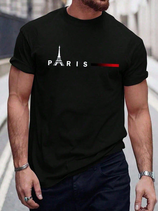CAMISETA NEGRA TORRE PARIS