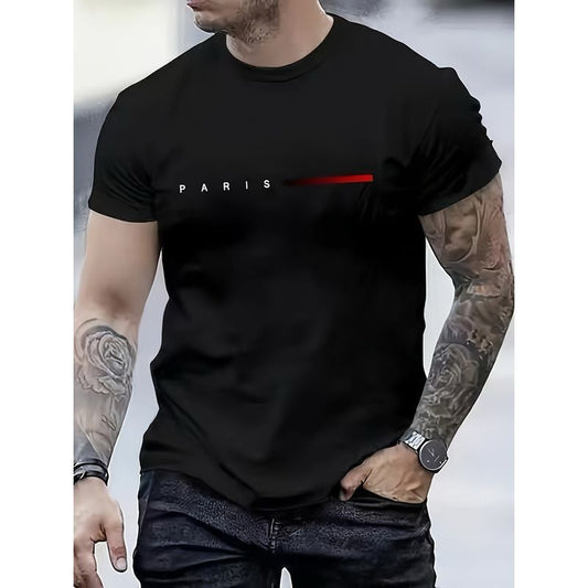 CAMISETA NEGRA PARIS LINEA ROA