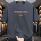 CAMISETA HOMBRE GRIS BARCELONA