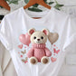 CAMISETA DAMA BLANCA OSA GLOBOS