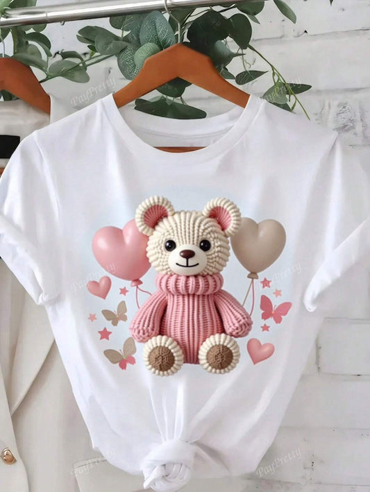 CAMISETA DAMA BLANCA OSA GLOBOS