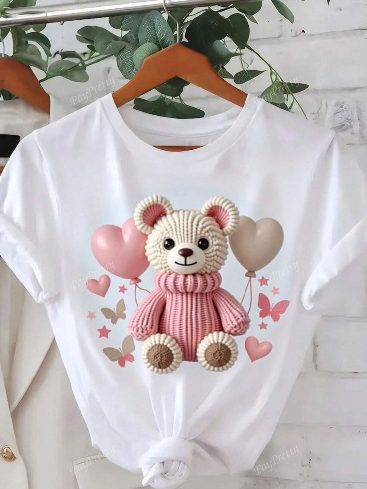 CAMISETA DAMA BLANCA OSA GLOBOS