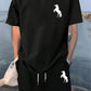 CONJUNTO HOMBRE NEGRO CABALLO
