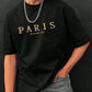 CAMISETA NEGRA HOMBRE PARIS ROMANTIC