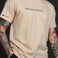 CAMISETA HOMBRE CAMEL UNITED STATES