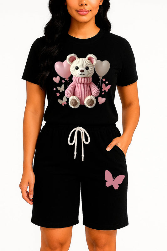 CONJUNTO DAMA NEGRO OSA GLOBO