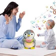 PINGUINO DE PELUCHE QUE RESPIRA