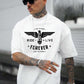 CAMISETA HOMBRE BLANCA RIDE-LIVE FOREVER