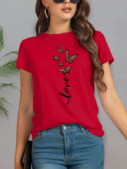 CAMISETA DAMA LOVE MARIPOSA