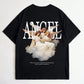 CAMISETA NEGRA OVERSIZE ANGEL