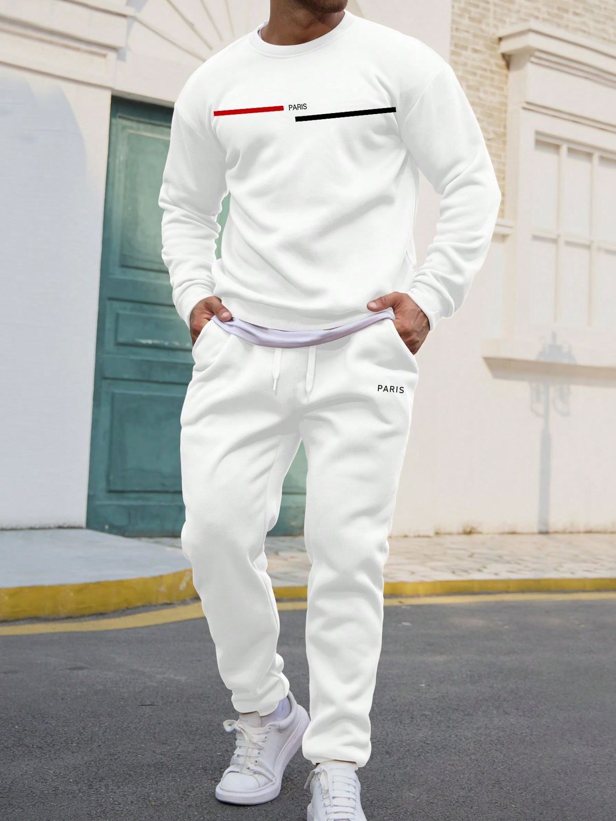 CONJUNTO JOGGER PARIS BLANCO