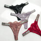 4 TANGA ENCAJE ESTILO EUROPEO