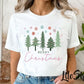 CAMISETA DAMA BLANCA 5 ARBOLITOS