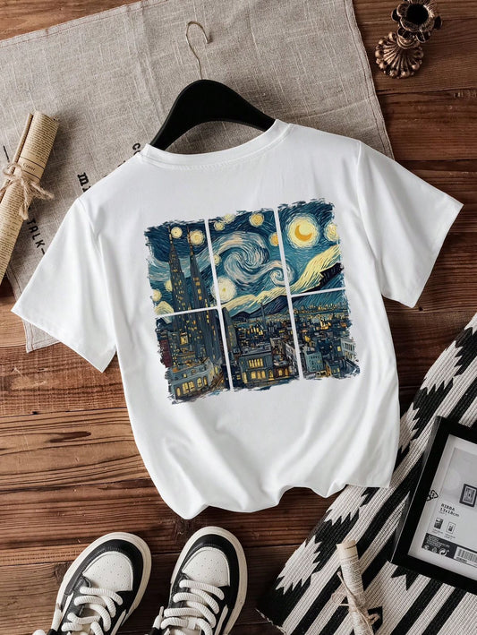 CAMISETA DAMA BLANCA CIUDADES