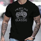 CAMISETA HOMBRE NEGRA IAM NOT OLD CLASSIC