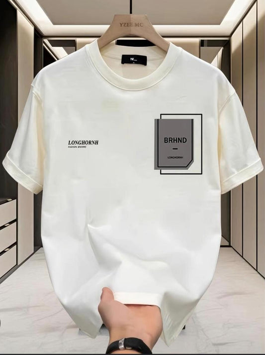 CAMISETA HOMBRE BLANCA BRHND
