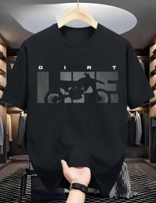 CAMISETA HOMBRE NEGRA DIRT
