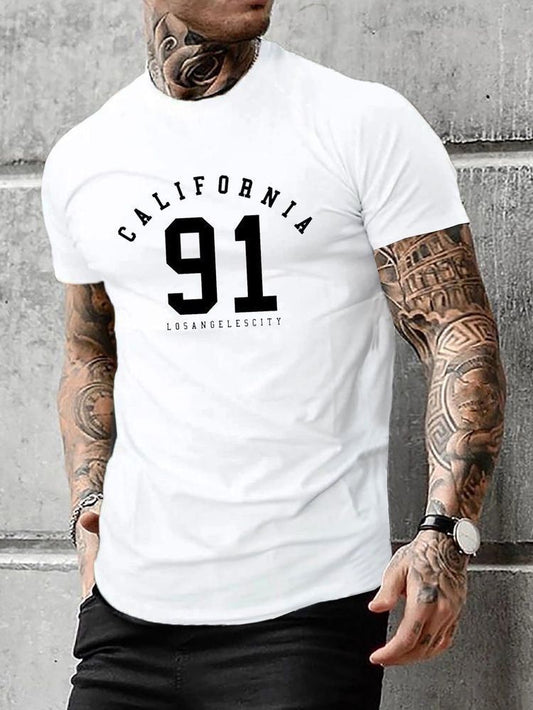 CAMISETA BLANCA CALIFORNIA 91