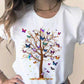 CAMISETA DAMA ARBOL MARIPOSA