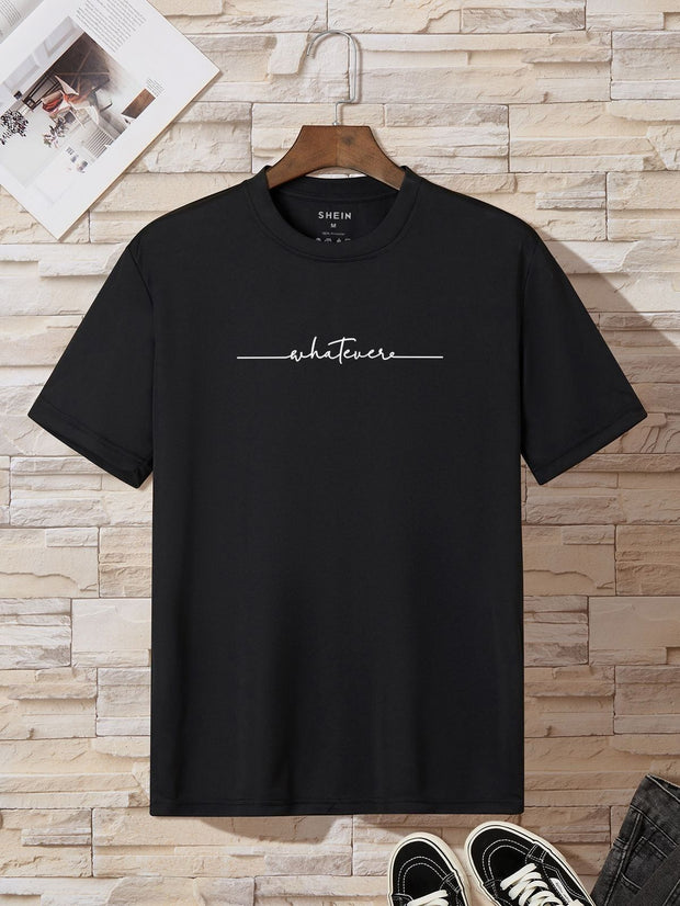 CAMISETA NEGRA WHATEVER