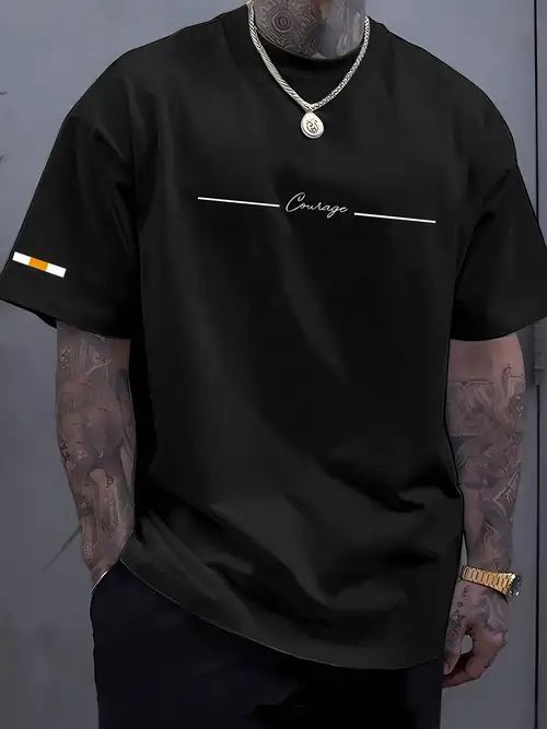 CAMISETA NEGRA COURAGE