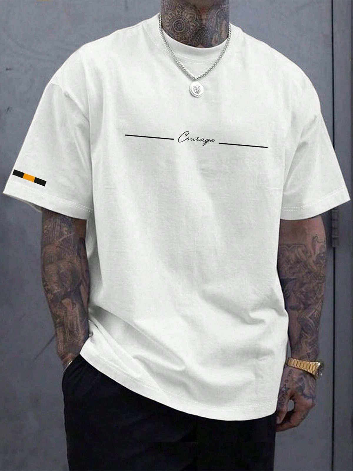 CAMISETA BLANCA COURAGE