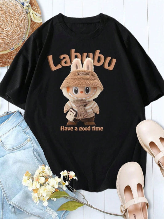 CAMISETA DAMA LABUBU GOOD TIME
