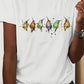 CAMISETA DAMA BLANCO PAJAROS