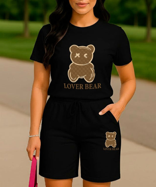 CONJUNTO DAMA NEGRO LOVE BEAR