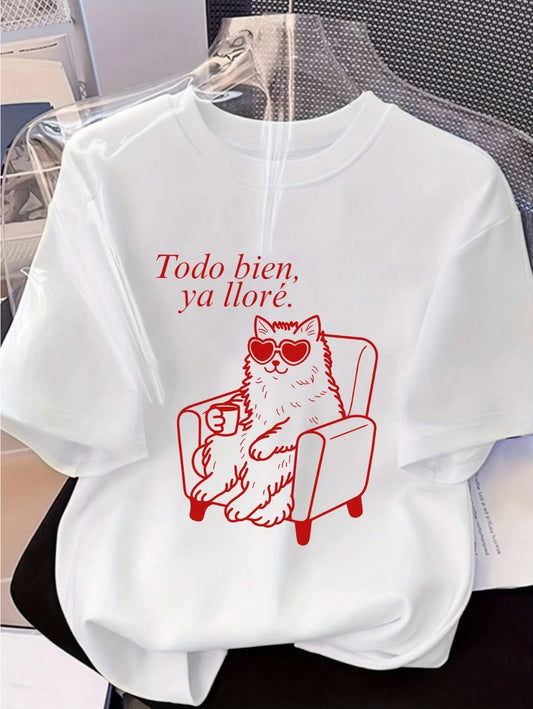 CAMISETA HOMBRE BLANCA TODO BIEN...