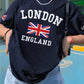 CAMISETA DAMA AZUL LONDON
