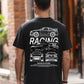 CAMISETA HOMBRE NEGRA RACING
