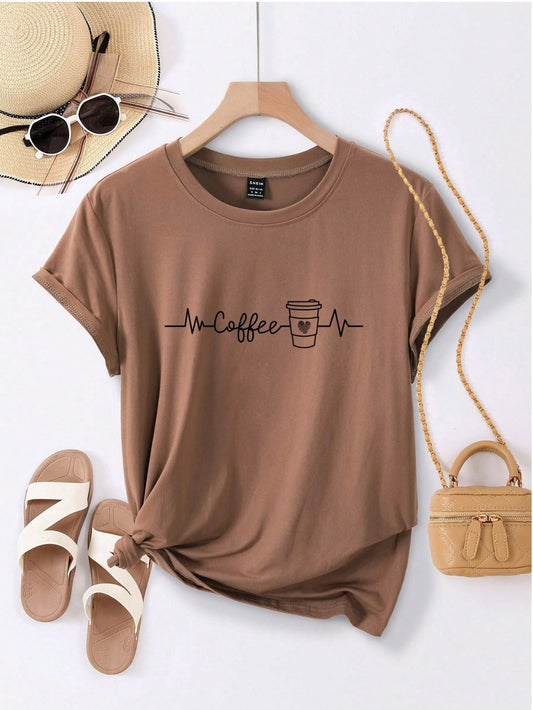 CAMISETA DAMA CAQUIS CARDIO COFFE