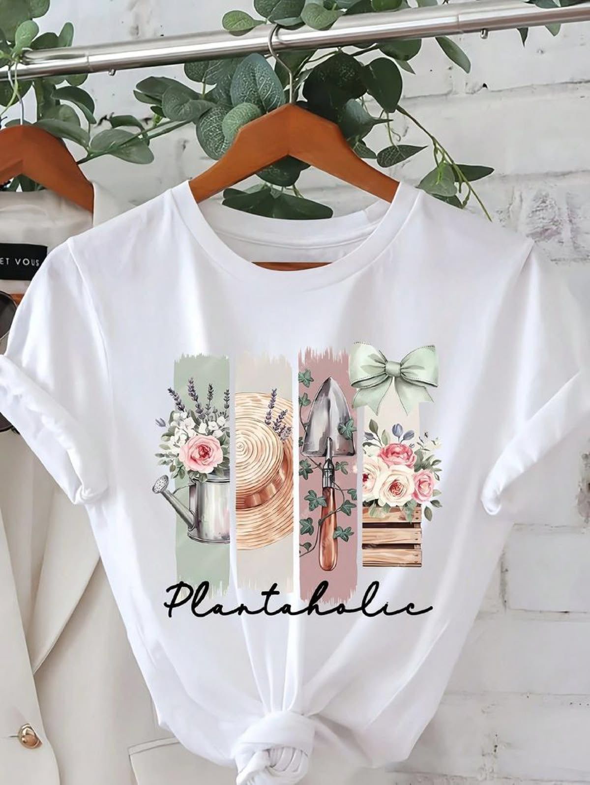 CAMISETA BLANCA DAMA PLANTAHOLIE