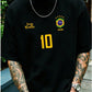 CAMISETA NEGRA HOMBRE BRASIL