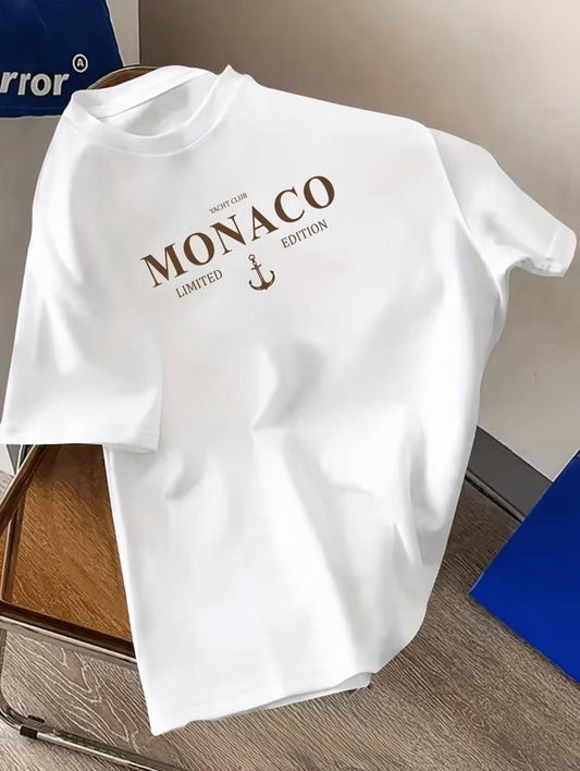 CAMISETA HOMBRE BLANCA MONACO