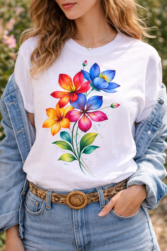 CAMISETA DAMA BLANCA FAIRYCORE