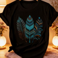 CAMISETA DAMA NEGRA 3 PLUMAS